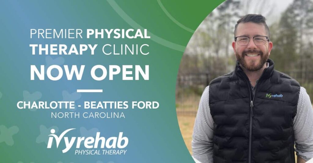 Dr. Johnny Philebaum Launches Ivy Rehab Physical Therapy Clinic in Charlotte, NC