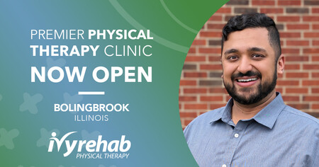 Dr. Gino John Opens New Ivy Rehab Physical Therapy Location in Bolingbrook, IL