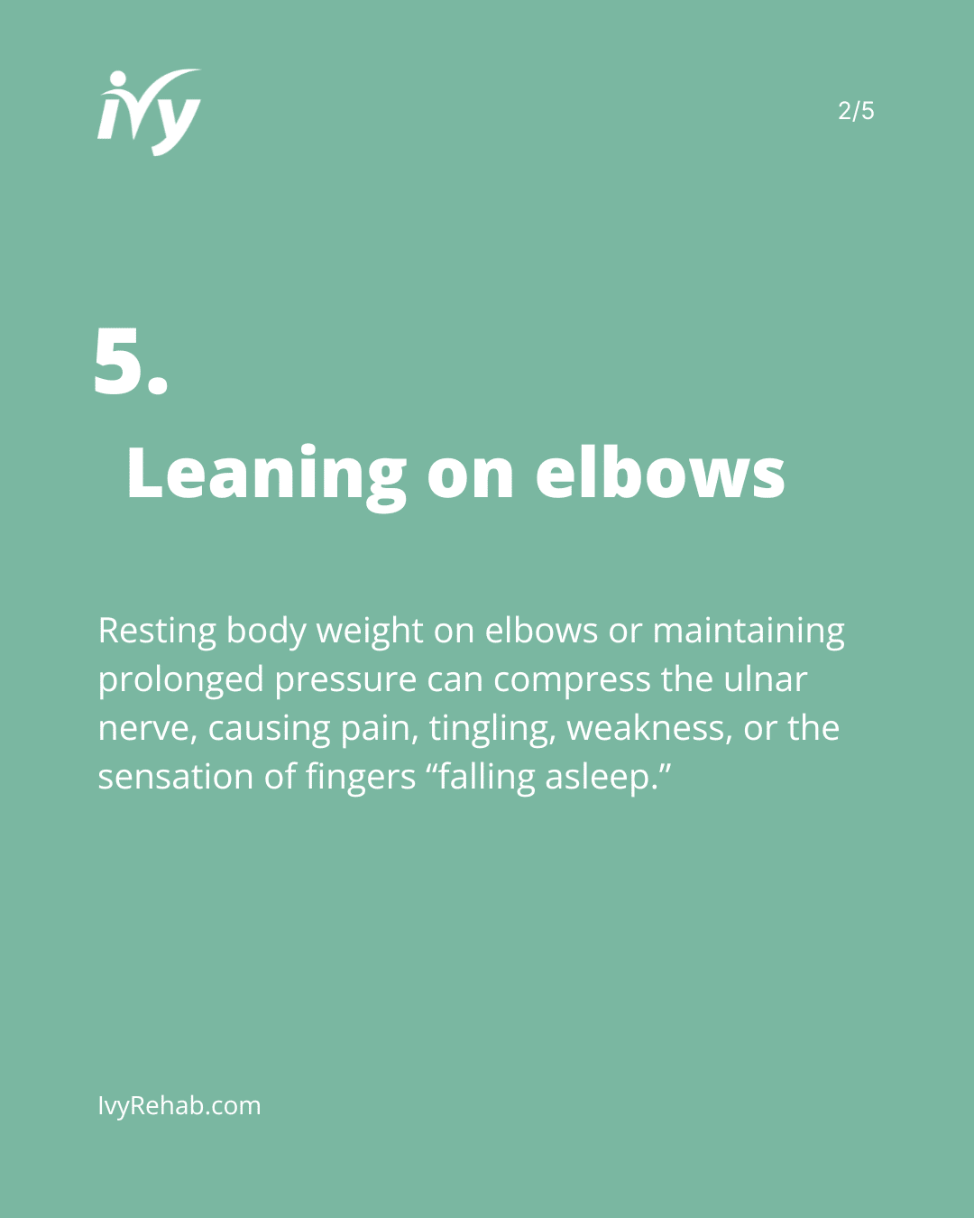 Computer Elbow Treatment with PT Exercises | Ivy Rehab